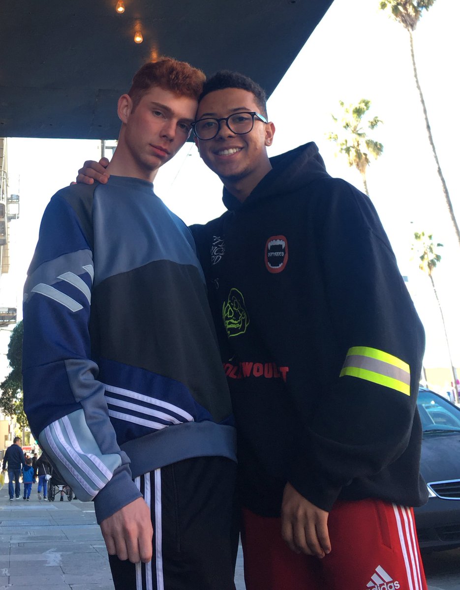 james charles adidas jacket