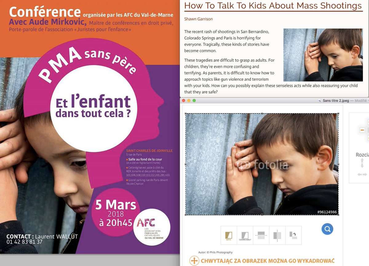 ADFH_asso's tweet photo. #PMA Vous avez aimé #Emmagate ? Voici son frère... Ce petit bout'chou trouvé sur une banque d'images... On lui avait déjà parlé mass shootings mais il subit maintenant les tirs croisés de @AFCdu94 @JuristePLE @LaManifPourTous #propagande Toujours pas de vrais témoignages 😂 ?! https://t.co/DGxk5zd6YQ