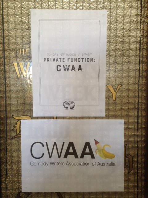 ComedyWritersAA's tweet photo. Thanks to everyone who came out for Episode 1 of the CWAA Melbourne meetup! https://t.co/QpkE9q79yq