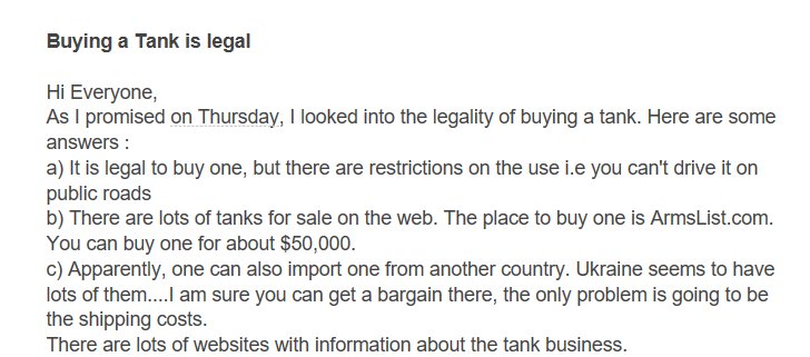 doitdove's tweet image. The follow-up you get from your prof after someone asks "can I go out and buy a tank to defend myself then?" Don't &amp;lt;3 everything I learn here, but when I do, I really &amp;lt;3 it. #GunControlDebate