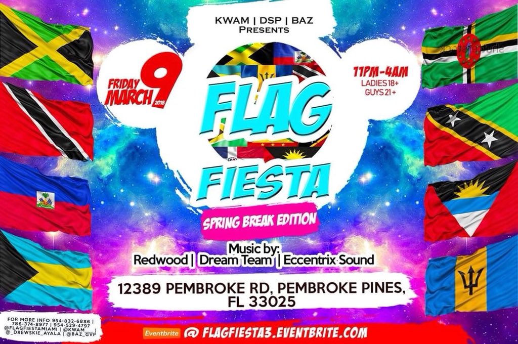 ThatBoySP's tweet photo. π¨ ONLY PLACE TO BE FRIDAY, MARCH 9 π¨
π§πΈπ―π²π°π³πΉπΉπ§π§π¬πΎππΉ
GRAND CAFE IN PEMBROKE PINES
π: https://t.co/sH6UN59tcq
#FLAGFIESTA #FLAGFIESTASPRINGBREAK
@flagfiestamiami @kwam___ https://t.co/ywujrqG1tu