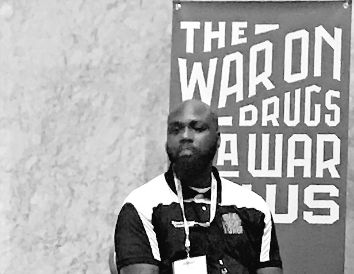 KatMurti's tweet photo. People think to enact harm reduction policies you have to relate, but you don’t; you need to understand. The information we have, we need to share with each other. I can teach you a little bit and you can teach me. — William Miller Jr. #SSDP2018 https://t.co/4aUEzzmsWp