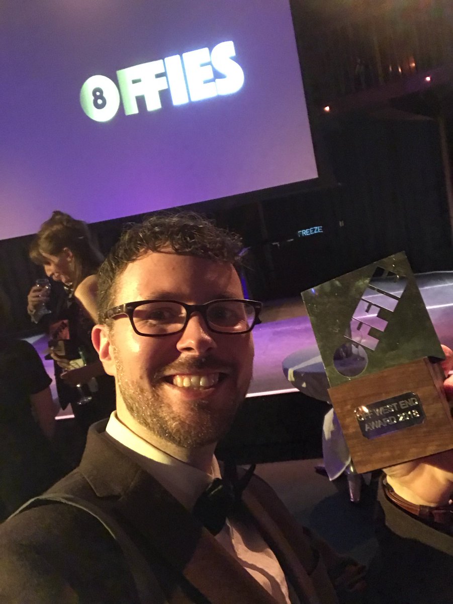 This actually happened!! #offieawards2018 #bestchoreographer <a href="/OffWestEndCom/">OffWestEnd / Offies Awards</a> <a href="/TopHatGatehouse/">Top Hat London</a>