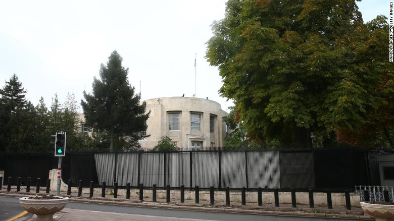 cnnbrk's tweet photo. The US Embassy in Turkey told Americans it is closed because of a "security threat," and advised them to "keep a low profile" https://t.co/R99unsT0To https://t.co/3CPof1CvZa