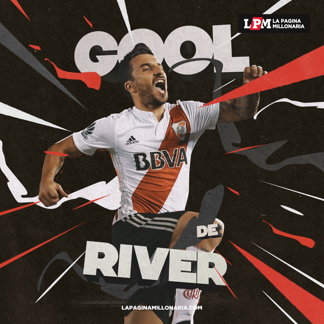RiverLPM's tweet photo. ¡GOOOOOOOOOOOOOOOOOOOOOOOL! De penal, Scocco puso el 1-0 ante Chacarita. ¡Vamos, #River!  https://t.co/c0uYhmM44c https://t.co/biLjKvwKyJ