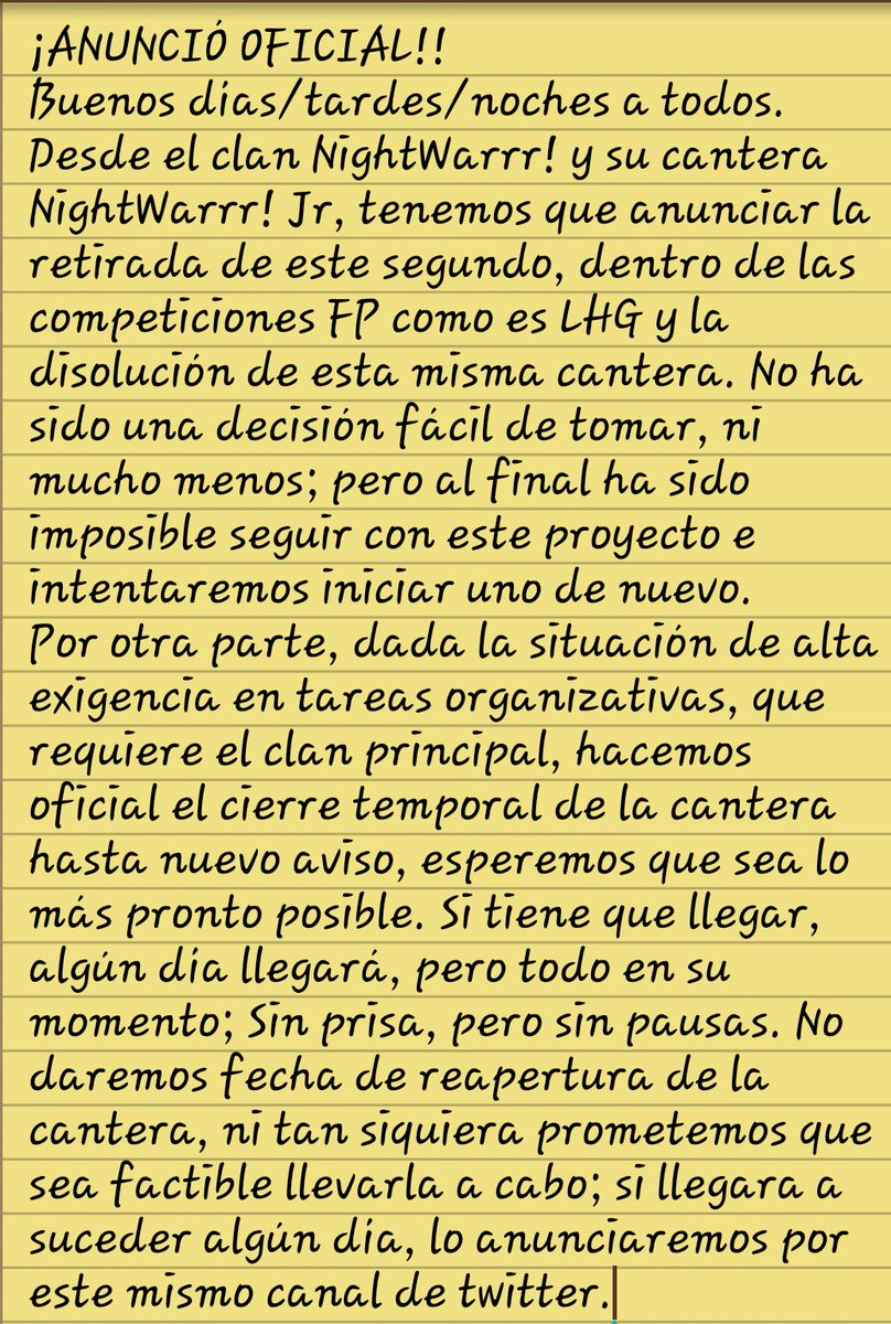 Llego la hora. Esperamos volvernos a vernos <a href="/LinhCute_SH/">MyLinhCute [SHEIK]</a>. Mucha suerte en sus proyectos.