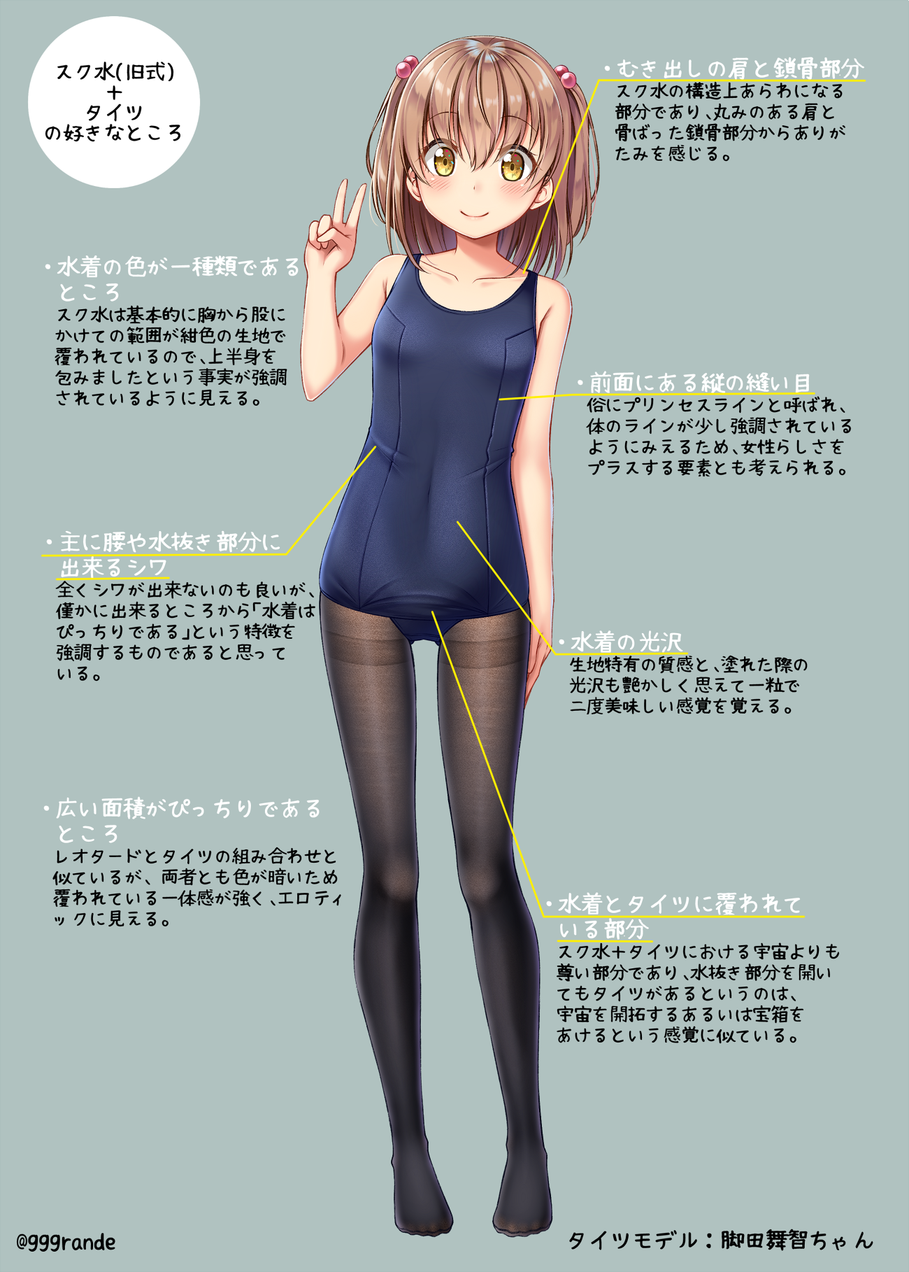 ぐらんで 5 12タイツ嫁単行本発売 ぴったりがあるず その27 スク水とタイツの組み合わせが良いという絵です ぐらんで 5 12タイツ嫁単行本発売 ぴったりがあるず その27 スク水とタイツの組み合わせが良いという絵です
