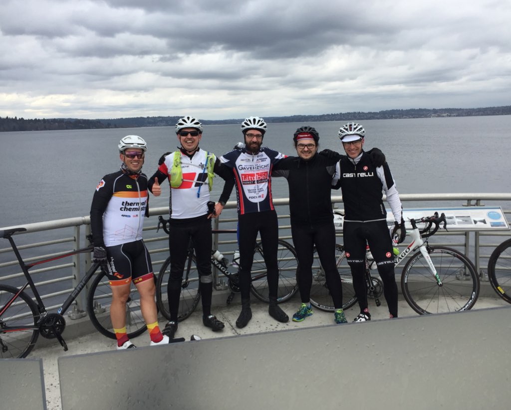 Depechie's tweet image. It was a tough ride but we made it! Thx @timheuer for being our guide! @bartlannoeye @janvdp @rschu
