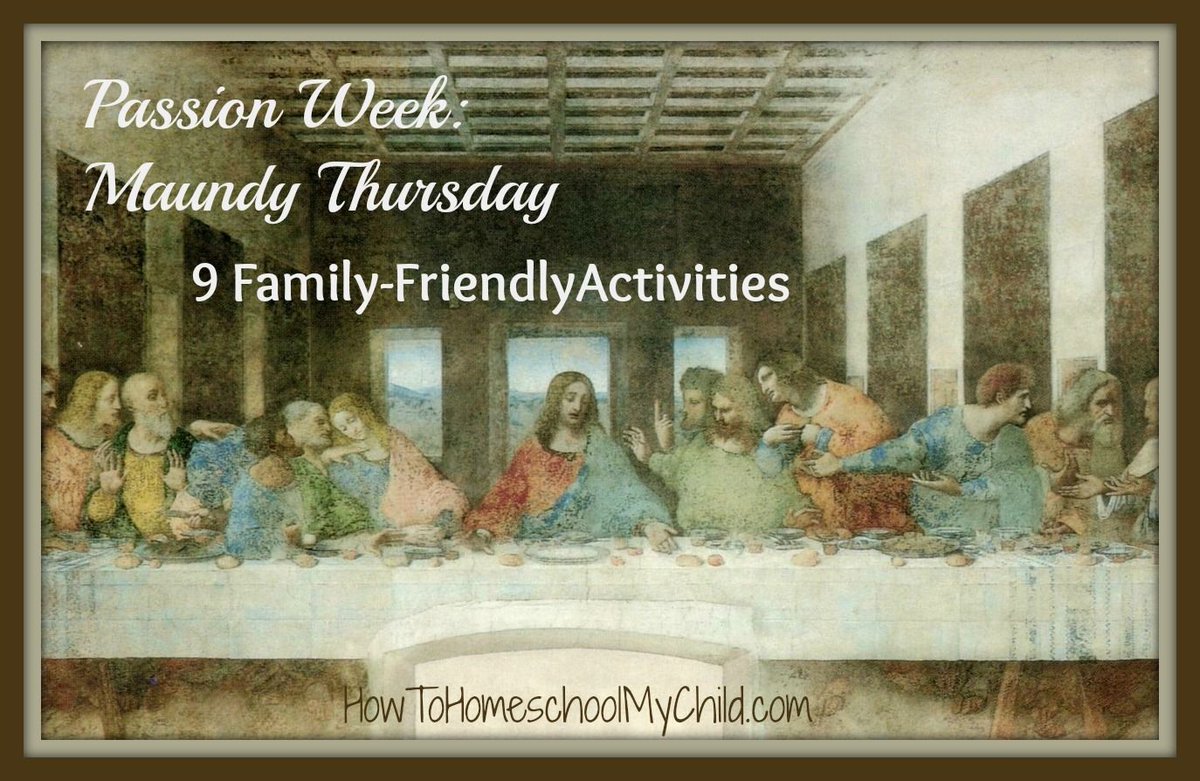 kerrybeck's tweet image. Maundy Thursday 
9 Family Friendly Activities
buff.ly/2FKImuv
#easteractivitiesforkids #easteractivities #homeschooling