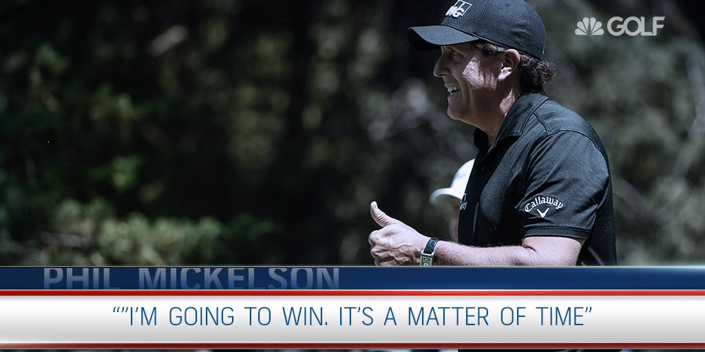 GolfChannel's tweet photo. He never had any doubt! Phil Mickelson is a winner again on the #PGATour more than four years after his last victory! https://t.co/xwj5sHdqo2