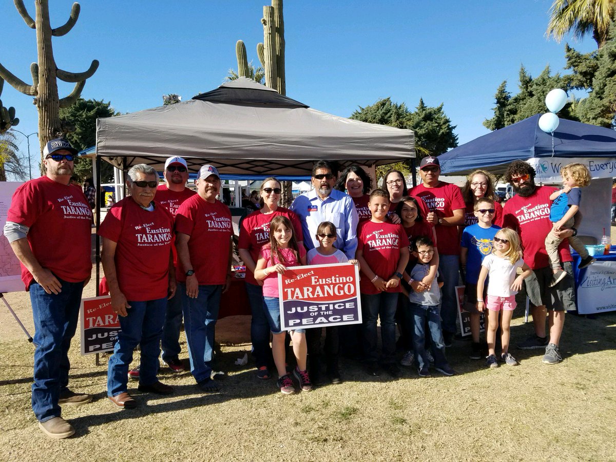 tinotarango3's tweet photo. Awesome Saturday at Coolidge Cotton Days, parade, day spent in park with our team spreading the word, re-elect Tarango JP3! Great food and rides too! #teamtarango #reelecttarangojp3 #coolidge #Florence #eloy #azcity #redrock https://t.co/hADRkkf6DT