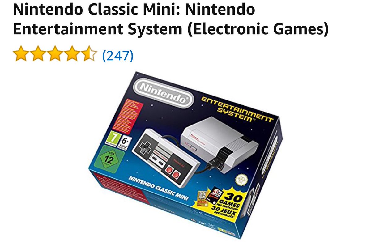 UnifyGifts's tweet image. Bored of the #Oscars #MOTD2 and #DancingOnIce ?! Hammer some retro gaming and get a Nintendo classic!! 🔥👉 amzn.to/2oPPcXJ 👈