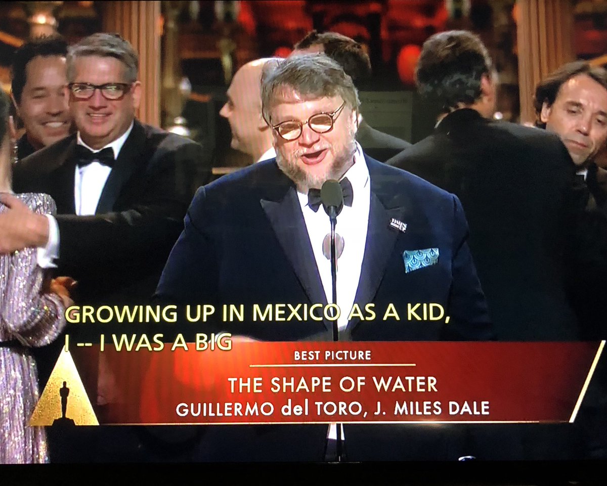 shulamixteca79's tweet photo. Why you win the #OscarSunday . Because I am Mexican 🇲🇽 #TheOscars best picture . #ShapeOfWater https://t.co/7A9cG3FzWr