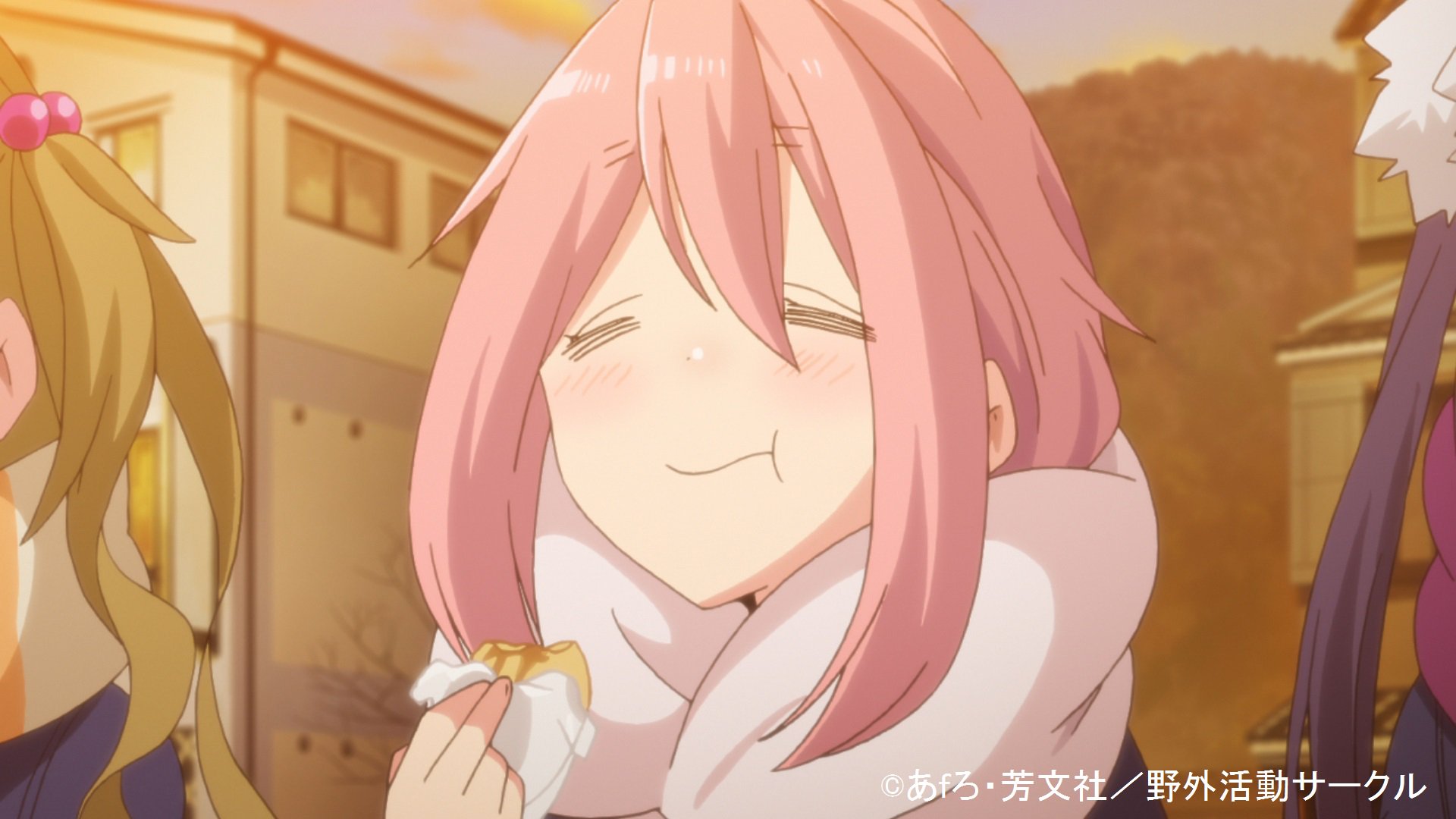 武田菱丸 公式 今週のゆるキャン はみのぶまんじゅうを食べながら観るマルよ ゆるキャン みのぶまんじゅう 身延町