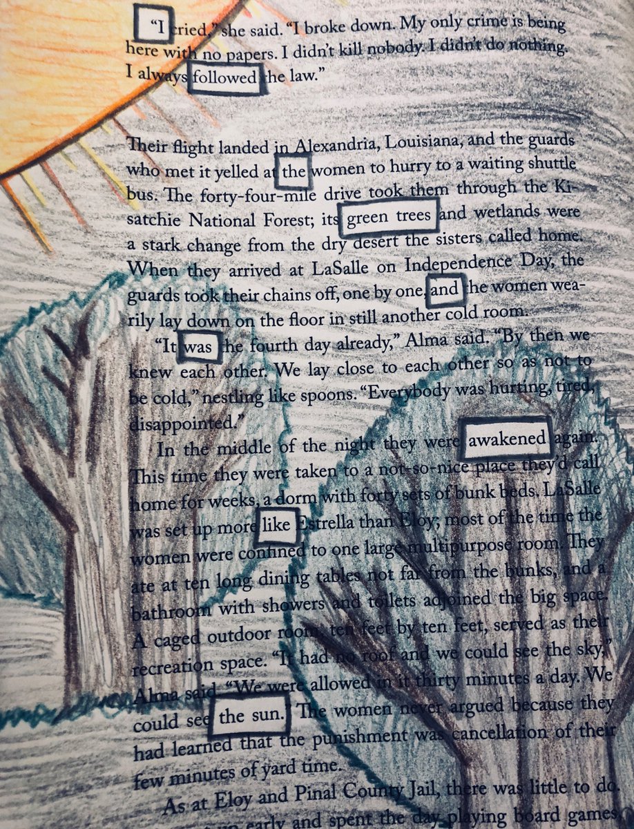 jazminvelasq19's tweet photo. Bring a page of words to life like you never imagined! Check out "Blackout Poetry: A Form of Contemporary Art", @SEU_WRIT latest blog post with all you need to know to create your own Blackout Poem. Accepting Submissions Now! https://t.co/VNC43o4PeN