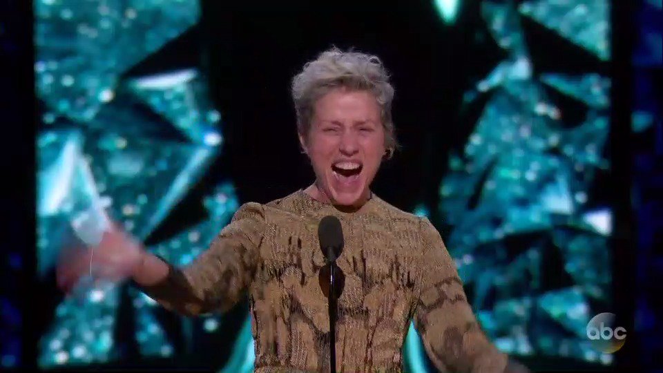 I love Frances McDormand cackling and shaking her hands in triumph at a room full of talented women like a mad feminist genius. This is the new superhero film the public demands.