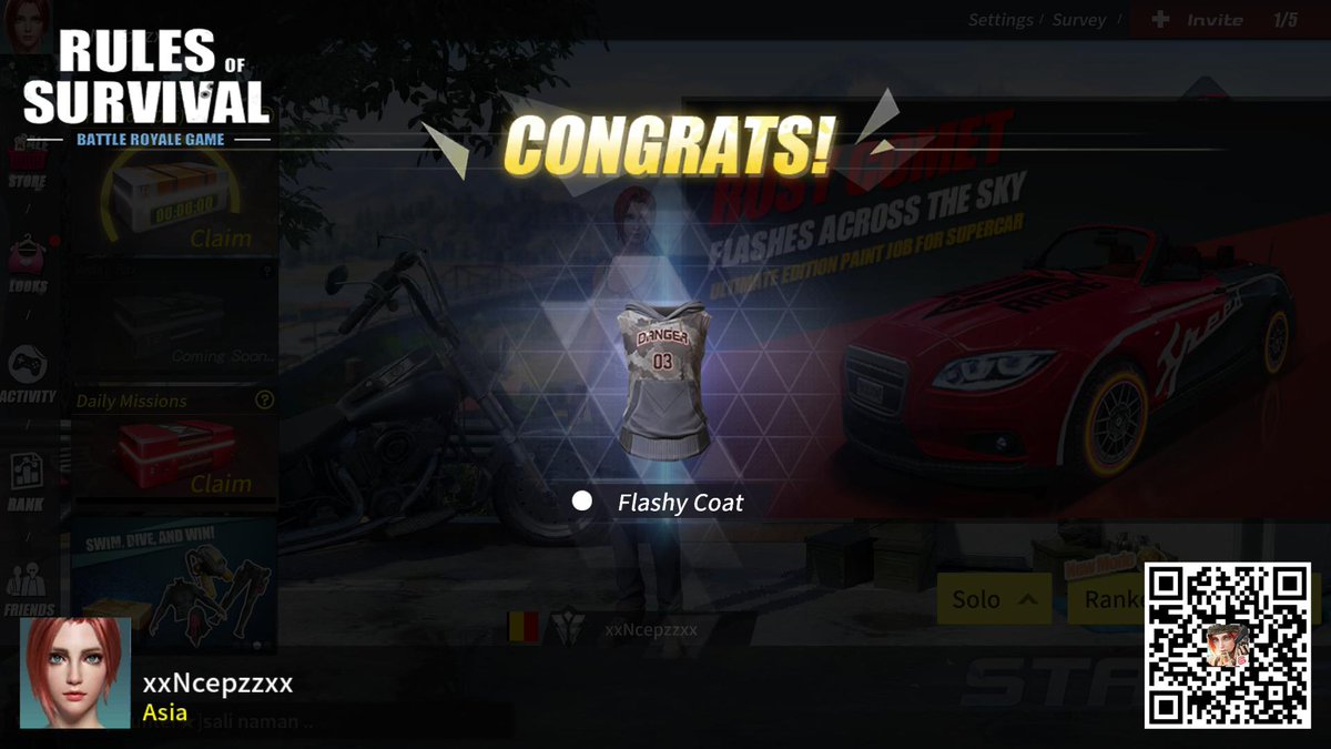 malingadam's tweet photo. #RulesofSurvival https://t.co/7T1tCRMJAh