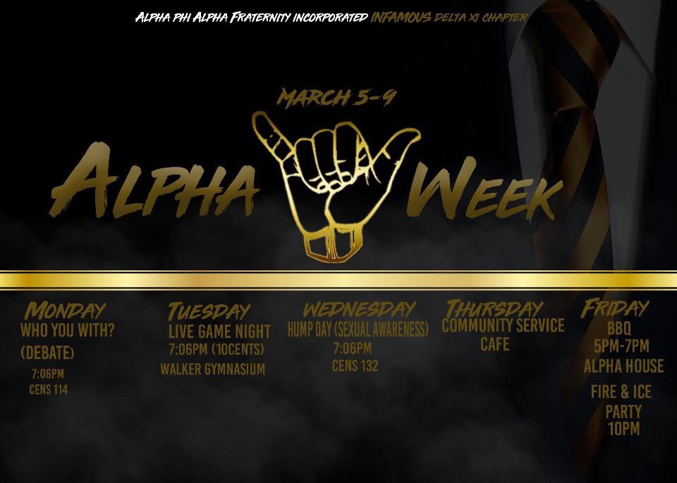 DeltaXiAlphas's tweet image. Repost #AlphaWeek