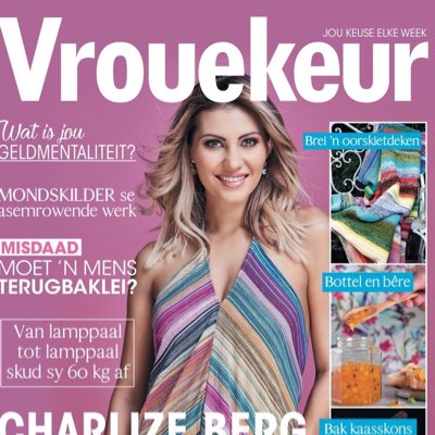 charlizeberg's tweet image. Hierdie voorblad is vir my baie spesiaal en een van die mooistes wat ek nog gedoen het! Lees meer - @Vrouekeur #NouBeskikbaar #NewProfilePic