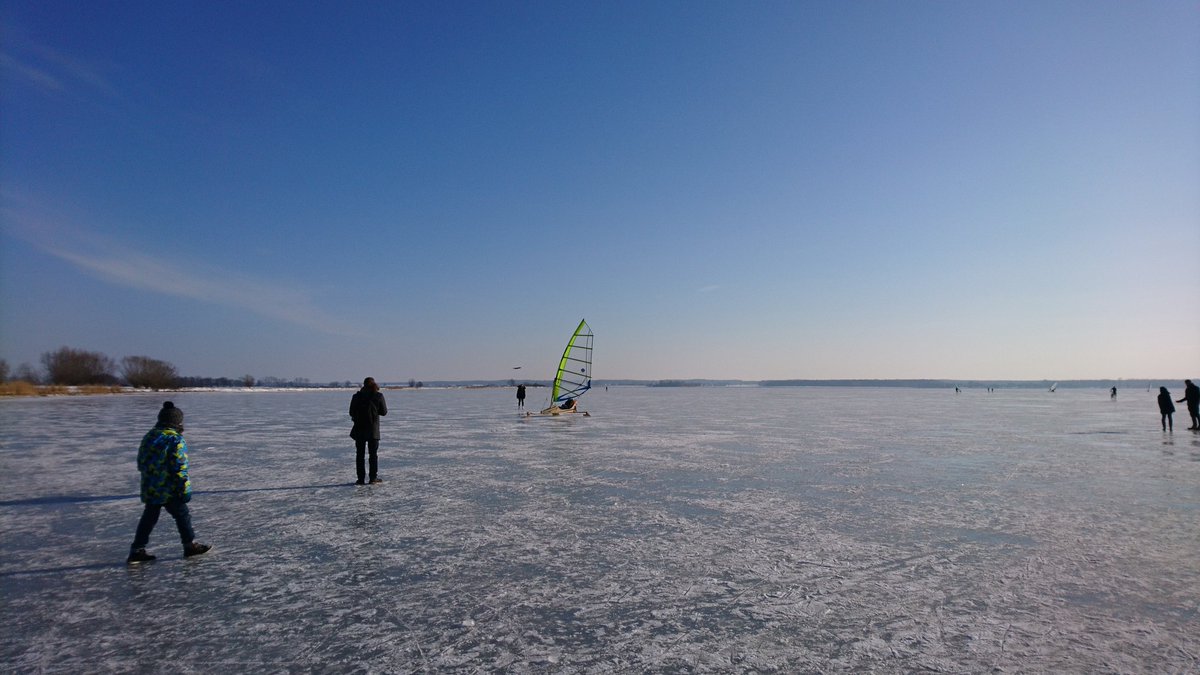 Winterspass Anleger Ludwigsburg. #BalticSea Greifswald. Bodden.
