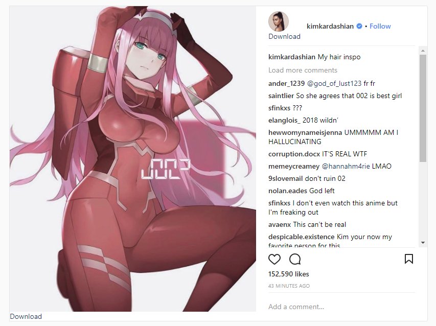 J List On Twitter Never Knew You Were An Anime Fan Kimkardashian J List On Twitter Never Knew You Were An Anime Fan Kimkardashian