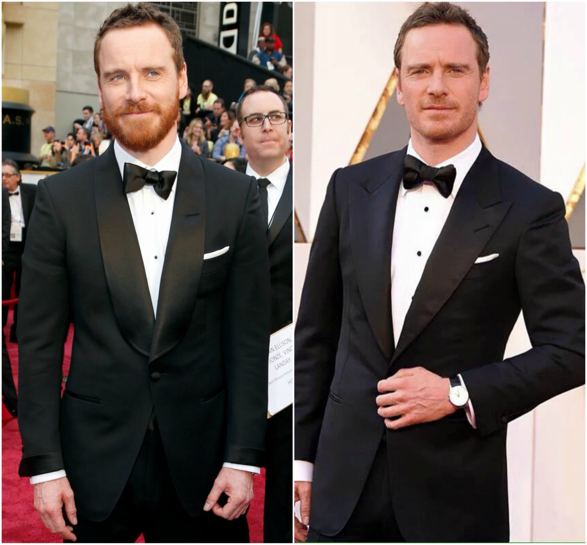beatles_fass's tweet photo. #MichaelFassbender at the #Oscars 2014 and 2016 for 12 Years A Slave and Steve Jobs. 💫 #Awards #RedCarpet #Oscars90 #Oscars2018 https://t.co/UtDk12Z9Tk