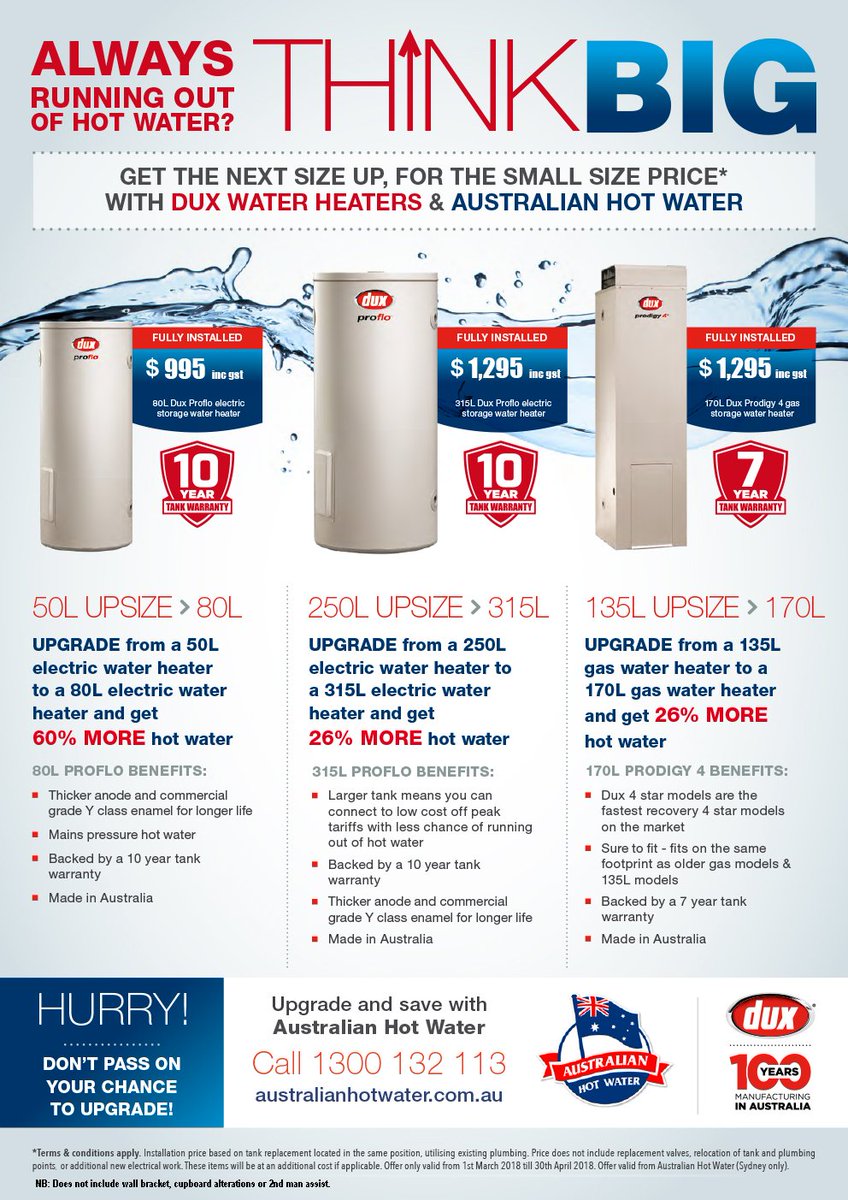 Åh gud Fahrenheit næse Australian Hot Water (@AustHotWater) / Twitter