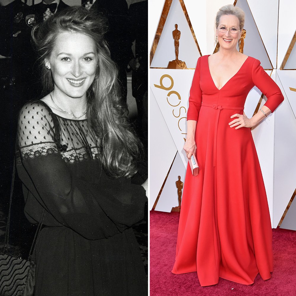 TODAYshow's tweet photo. Meryllllll on the red carpet in 1979 and 2018! #Oscars https://t.co/Oaj4QtbH2p