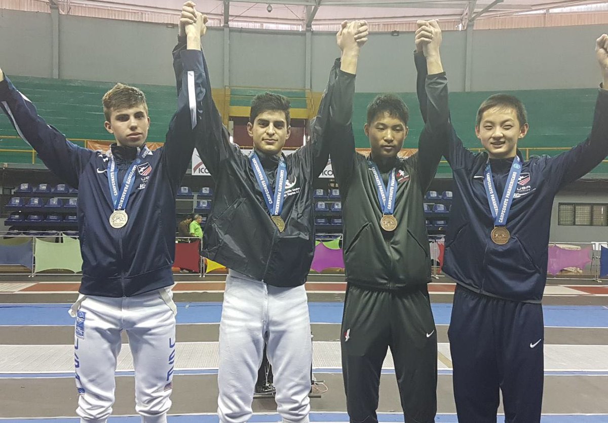 COM_Mexico's tweet photo. Mexicanos en categoría cadetes: #NataliaBotello y #MelanieSalgado oro y bronce en sable femenil, y oro de #DiegoCervantes en florete durante el Panamericano Juvenil de Esgrima en San José, Costa Rica https://t.co/o4vNteZrXp