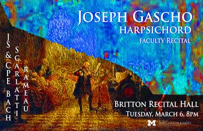 smtdexcel's tweet image. Tuesday @ 8pm in Britton: A recital by @umichsmtd faculty member Joseph Gascho!!
Info here: ow.ly/ZTgj30irYUa 
#umichsmtd #umichmusic #baroque #harpsichord #a2arts