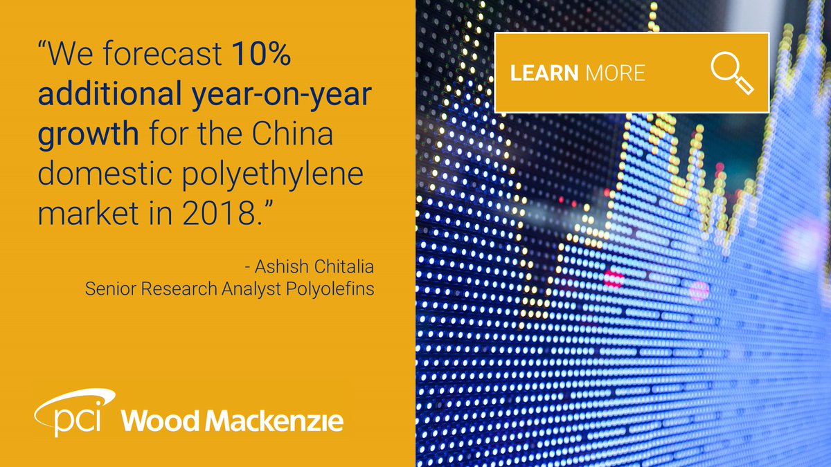 WoodMackenzie's tweet photo. China's scrap plastic import ban will accelerate demand for virgin #polyethylene in 2018. Read more from senior #polyolefins analyst Ashish Chitalia at https://t.co/vNjEKfVwlz https://t.co/Pud52U766z