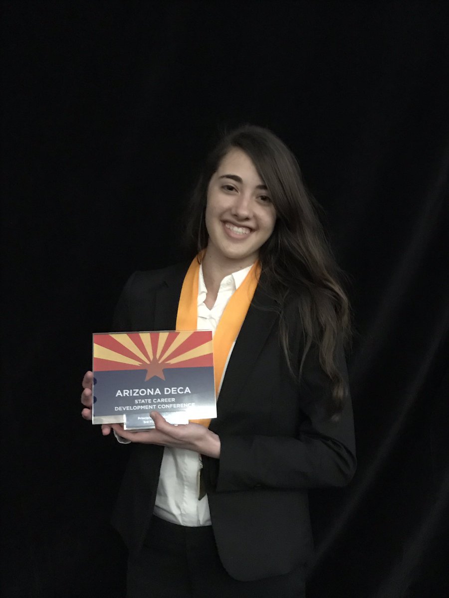 PerryDECA's tweet photo. 🎉PERRY DECA BROKE RECORDS! @kestongoodman and @matt_laird13 RECEIVED 💯% ON THEIR ROLE PLAYS! 12 PERRY MEMBERS ARE REPRESENTED ARIZONA DECA 🌵 IN INTERNATIONAL COMPETITION 🌎 https://t.co/x9RLNplyt5