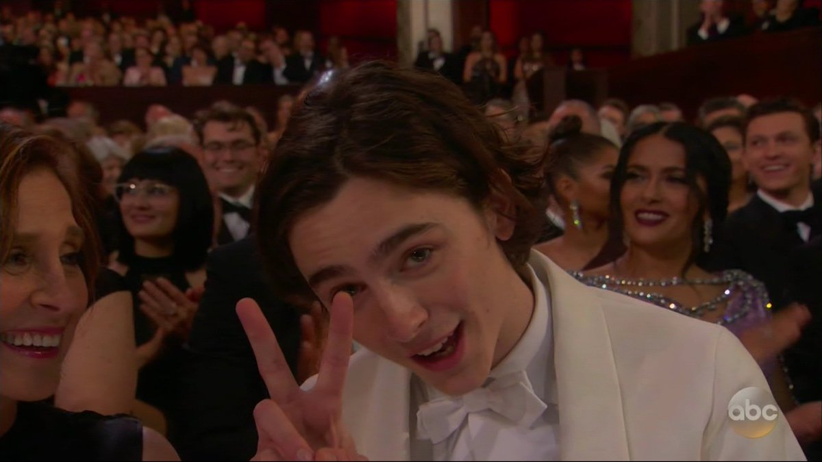 ringer's tweet photo. Please let TIMMY SZN last forever 🙏
#Oscars https://t.co/pUuCFmXUjJ