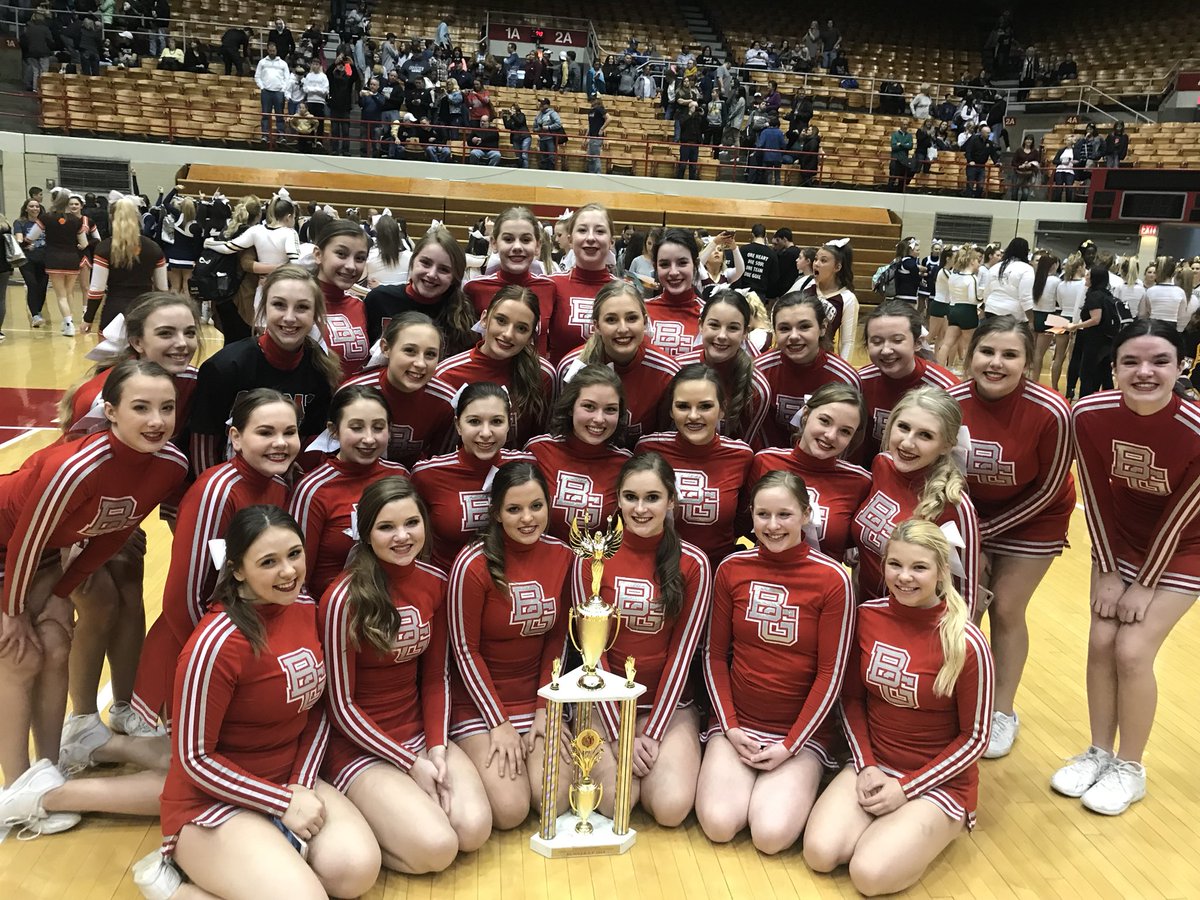 BGHSBobcatCheer's tweet photo. 2nd place in the state of Ohio!! So proud of this team! #BobcatProud https://t.co/H0i8k5S8WG