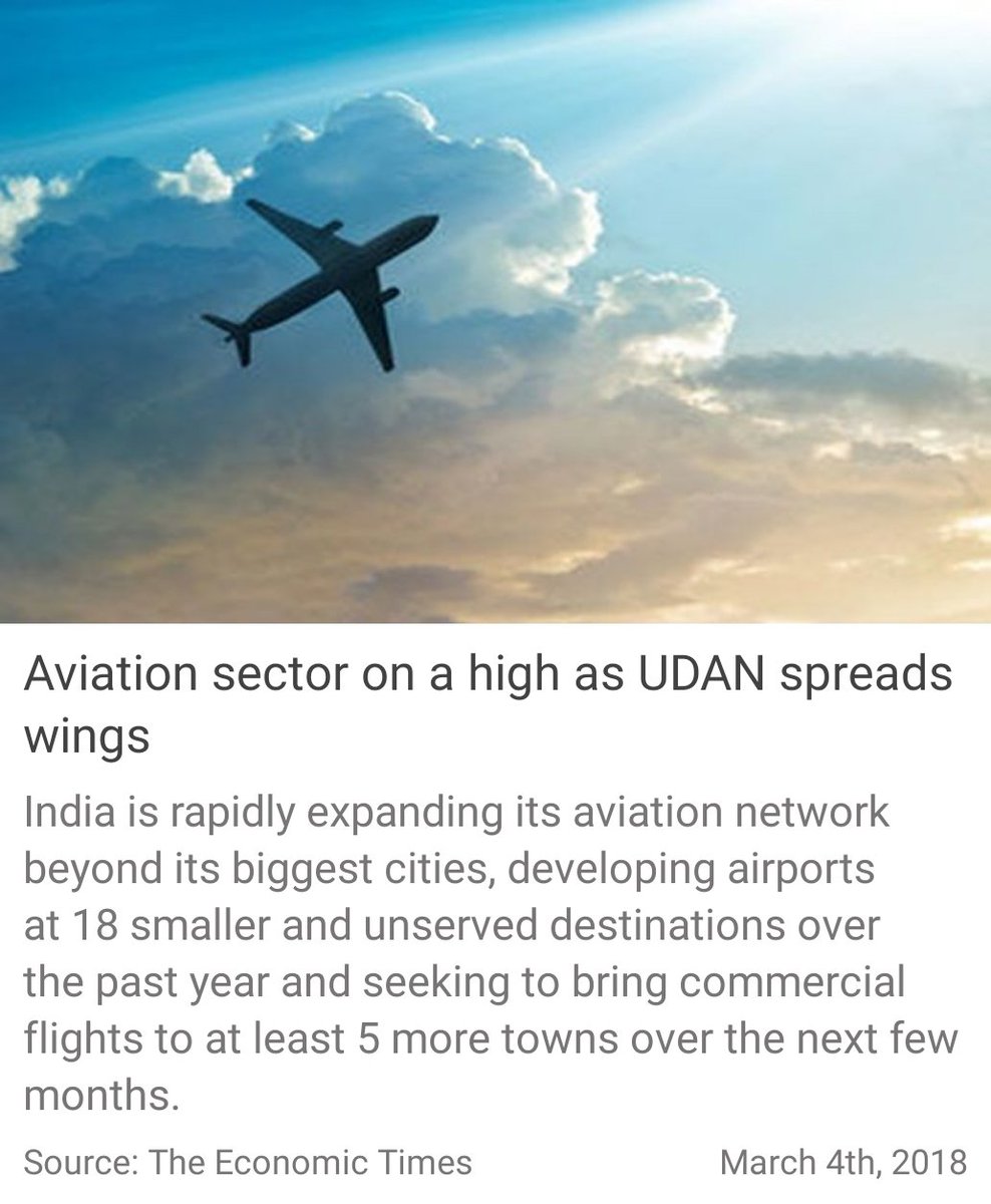 varun_thacker's tweet photo. Aviation sector on a high as #UDAN spreads wings
https://t.co/Vhh6FdIHgb @narendramodi @PMOIndia @Ashok_Gajapathi @jayantsinha #ITForParivahan #MondayMotivation #RunForNewIndia @vinitgoenka @VinodChavdaBJP @kush_bjp @ronakdgajjar @KeshubhaiBJP @DaveAniruddh @SBJadejaBJP @AmitShah https://t.co/4XPc9RB8wZ