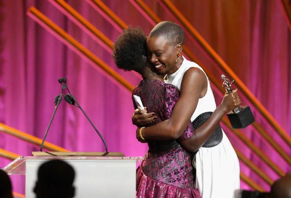 DanaiGurira's tweet photo. Heartfelt thanks to @Essence for honoring me at this year’s #BlackWomeninHollywood Awards! The entire event was wrapped in the warmth of sisterhood that you’ve espoused since your inception.
Special salute to the leadership team: @vanessa_kdeluca, @corimurray &amp; Michelle Ebanks https://t.co/RjVUMSIhXf
