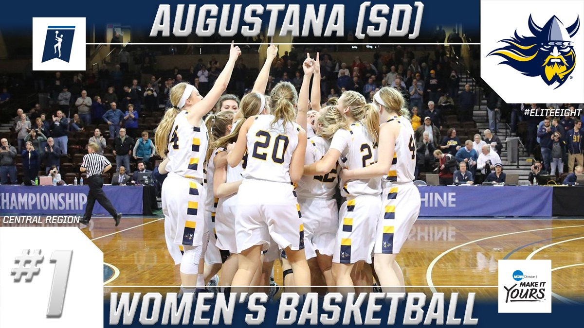 Representing the Central Region as the No. 1 seed in the #D2WBB Championship, Augustana (SD)! #MakeItYours