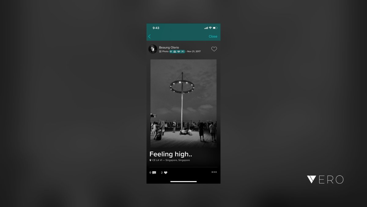 My #bestofvero shot.. 😊🤘🏻 @VeroTrueSocial