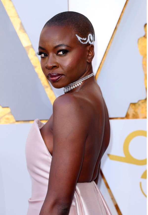 HypeVancouver's tweet photo. Amazing and dramatic look on Danai Gurira! #BlackPanther https://t.co/wZxoX4Da7c