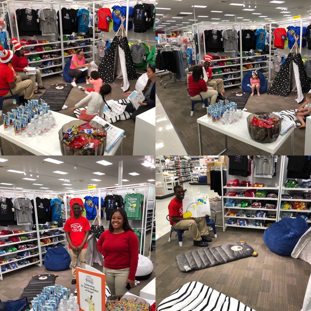 Such a great event this weekend celebrating Dr Seuss birthday at T1074 <a href="/Maritza1004/">Maritza</a> <a href="/MoRamadan/">Mo</a> #target#aventura#worksomewhereyoulove