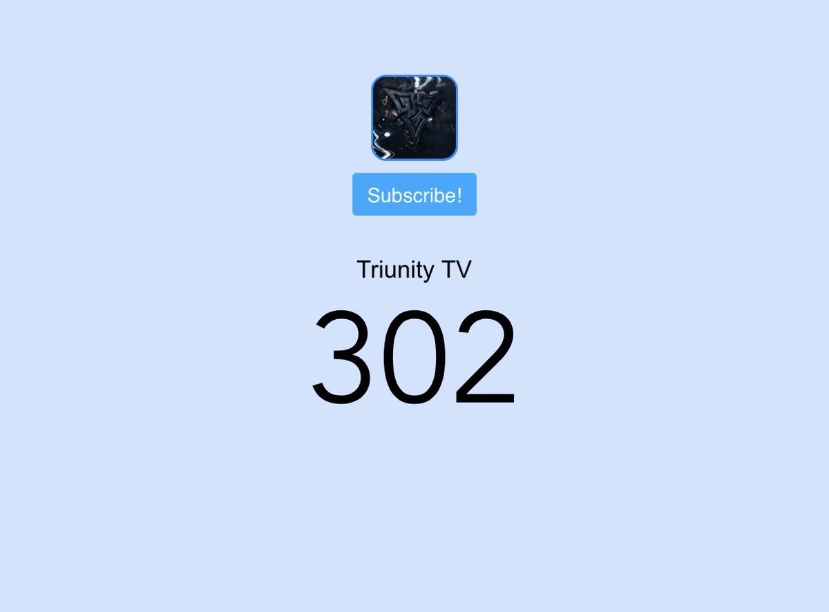 TriunityTV's tweet photo. Thank you all so much for 300 subscribers! It means the world to us! https://t.co/QXNmHzKyYL