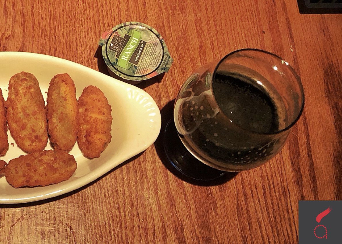 AgapiLab's tweet photo. Jalapeño poppers and @foundersbrewing CBS! Who was lucky enough to get some CBS? #brewing #brewery #malt #yeast #cells #cell #brew #beer #beertime #beerme #hops #grains #lab #solutions #supplies #bottling #breweries #foodtesting #foundersbeer #foundersbrewing #founders #cbs #2017 https://t.co/oZboKpM7KI