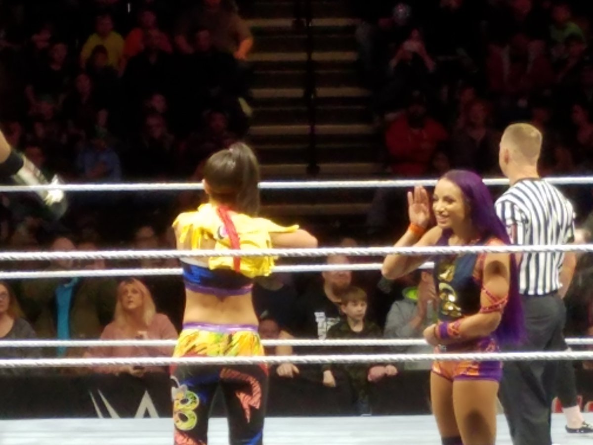 rowdy_katie's tweet photo. @SashaBanksWWE #weavewatch Looking much better.  @eric_shorey https://t.co/lhnHgSmcvY