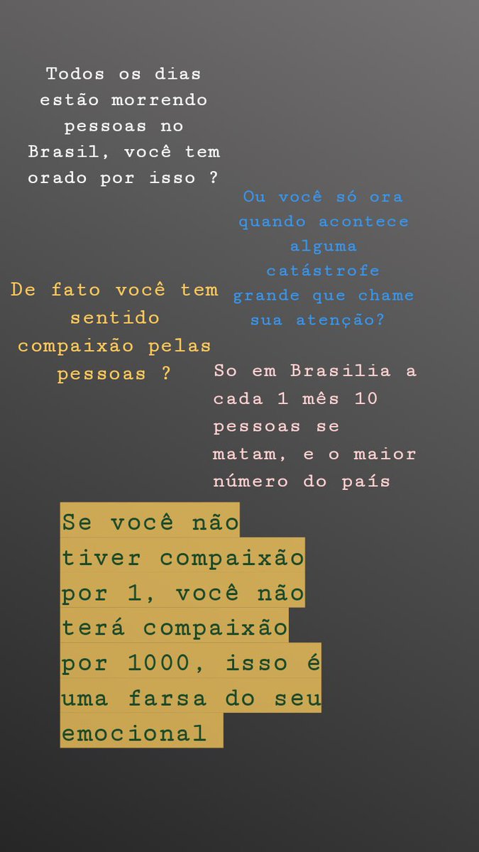 Israel_Reiss's tweet photo. Você sente pena ou compaixão pelas pessoas? https://t.co/3pXy9NrpC5