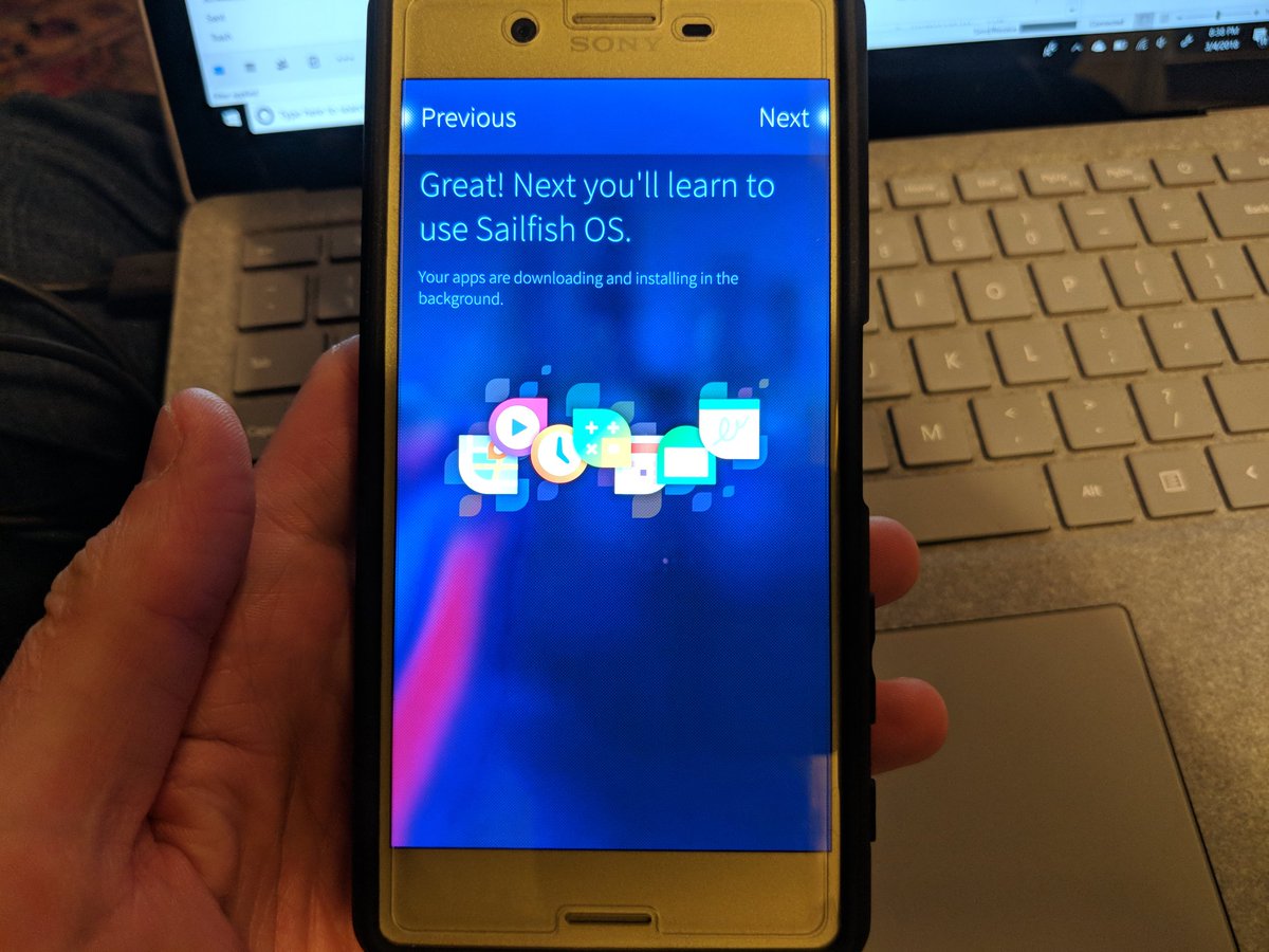 So, this just happened #SailfishOS #XperiaX #Jolla
