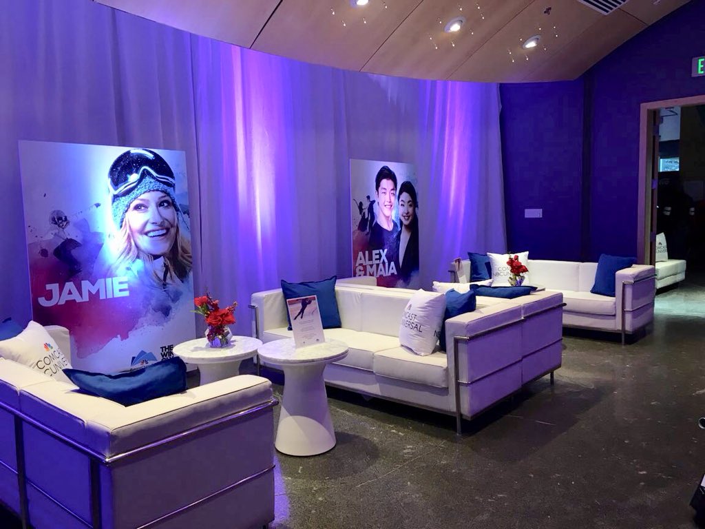 EventLabLLC's tweet image. A Cozy Lounge for a Winter Olympic Event! ❄️  

#events #PyeongChang2018 #Lounge