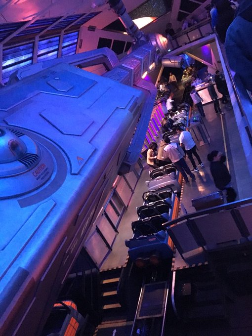 About to go on Space Mountain it&rsquo;s tied for 1st with Thunder Mountain inside Disneyland that is... https://t<a href="/tag/auntiehulk"class="tags"><span>#auntiehulk</span></a>