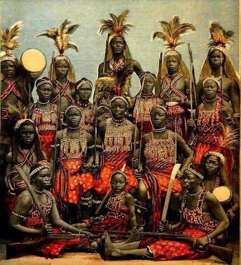 BENIN (Dahomey)TRBS: Yoruba, Fon, Fulani, Bariba, Betammaribe, Somba, Dendi, Mina, XuedaLNGE: French, Yoruba, FonFACT: The Dahomey Amazons (Mino) were an all-female military of the Kingdom of Dahomey. They were the inspiration behind the Dora Milaje of the movie Black Panther