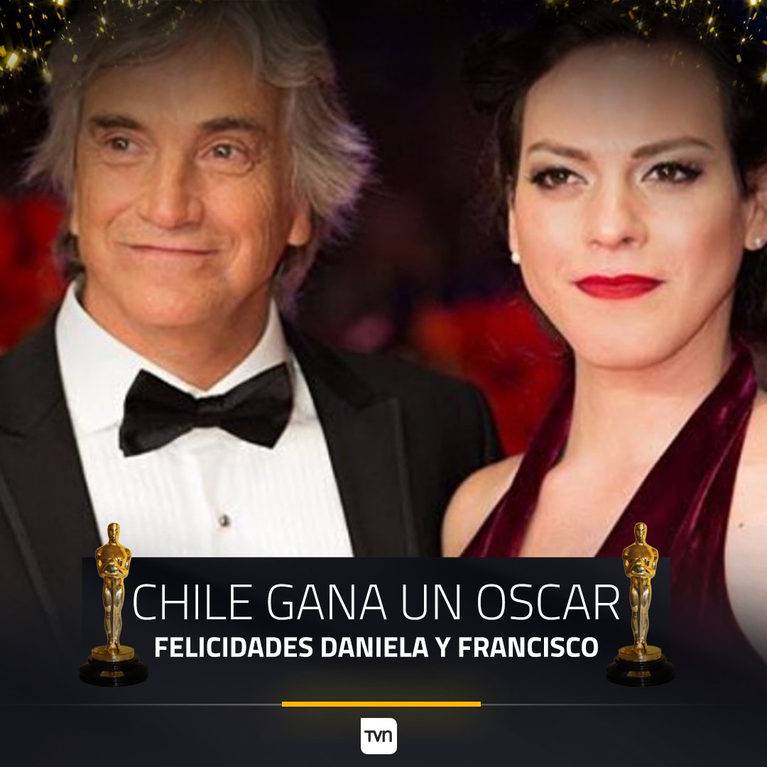 TVN's tweet photo. ¡Felicitaciones!  ✊👏Una Mujer Fantástica hace historia y gana el Oscar a mejor película extranjera 🎊��✨ https://t.co/OG7pNLSNIr
