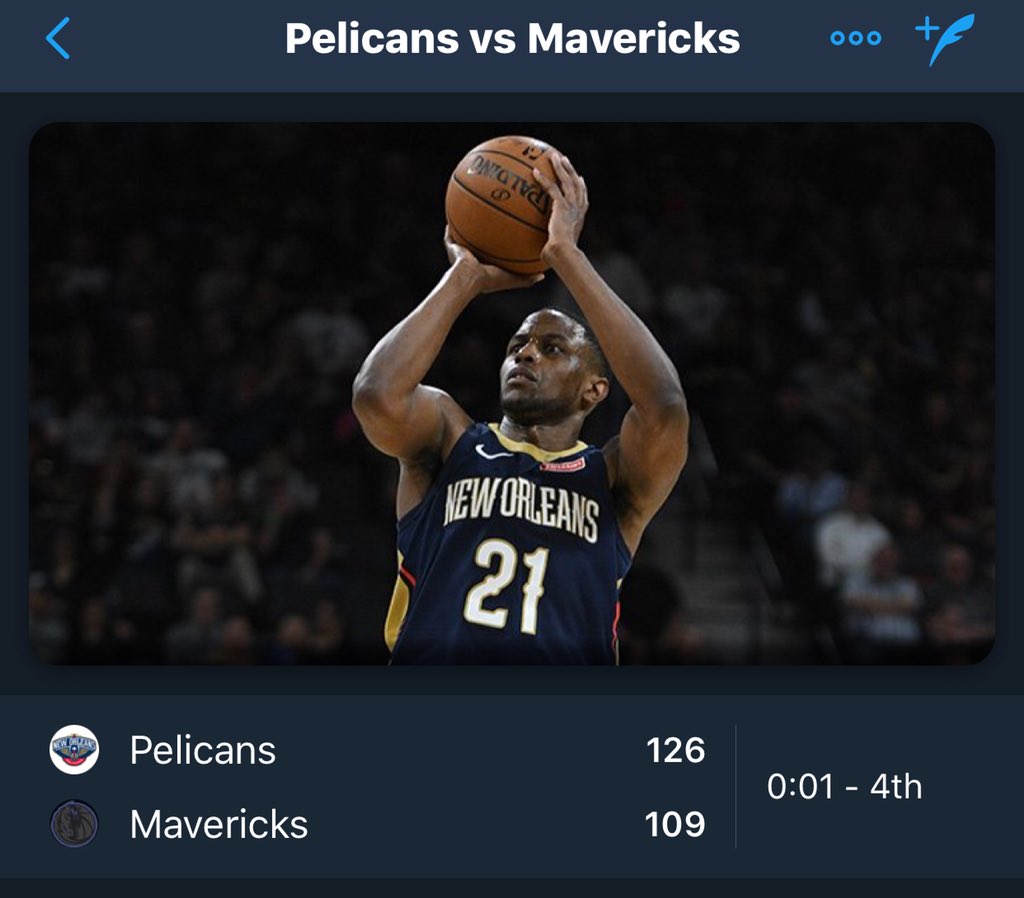 miller_elite1's tweet photo. Darius Miller @DmillerKY for 3 in the @PelicansNBA win over @dallasmavs #NOPvsDAL #millerelite #PelicansGameday #bbn #nikehoops https://t.co/GYAmr82C3h